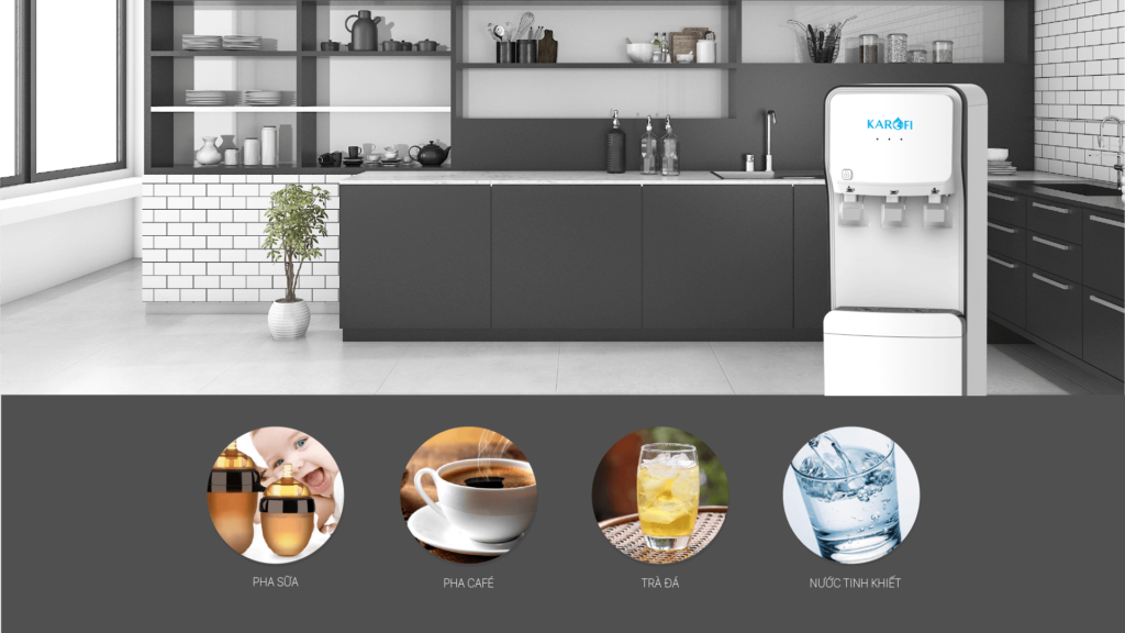 Máy nóng lạnh Karofi HC18-RO
