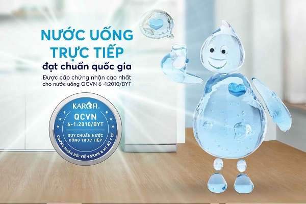 đạt chuẩn nước uống trực tiếp