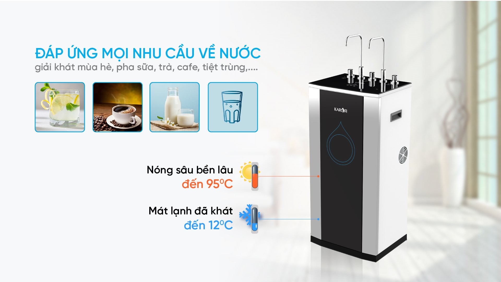 Máy lọc nước karofi D50