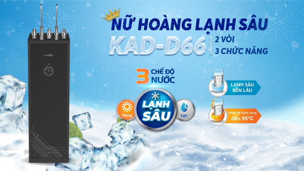 Ưu điểm nổi bật của máy lọc nước Karofi KAD D66