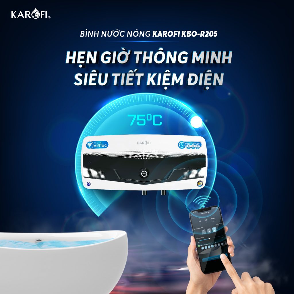 Bình nước nóng Karofi KBO-R205